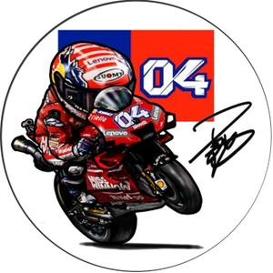 Naklejka artystyczna Andrea Dovizioso