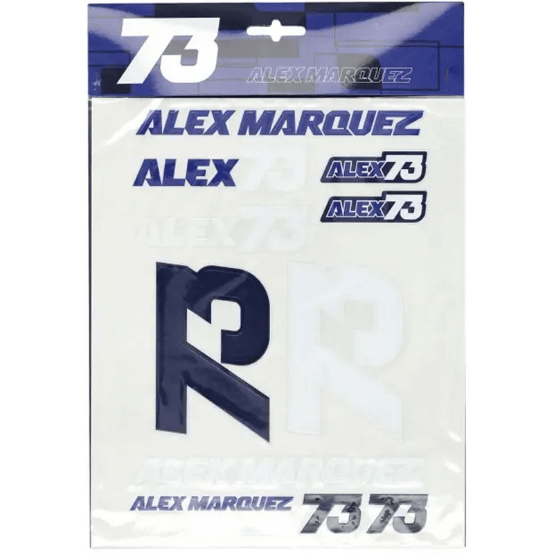 Zestaw naklejek Alex Marquez 73