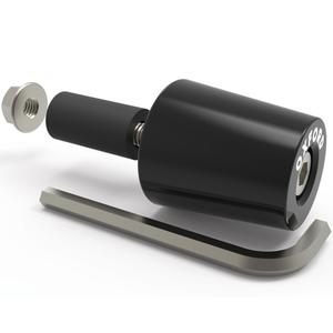 Oxford Bar Ends 3 obciążniki kierownicy z redukcją czarne 1 para