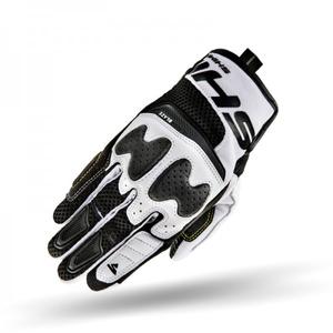Rękawice motocyklowe Shima Blaze biało-czarne