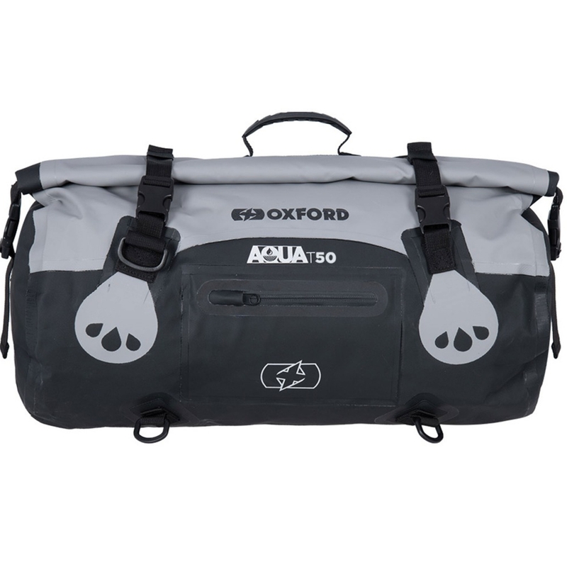 Torba Oxford Aqua T-50 Roll Bag 50 l wodoodporna czarno-szara