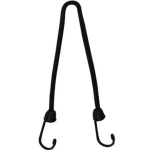 Pasek Oxford Spider 450/10 mm z metalowymi haczykami na końcach, czarny