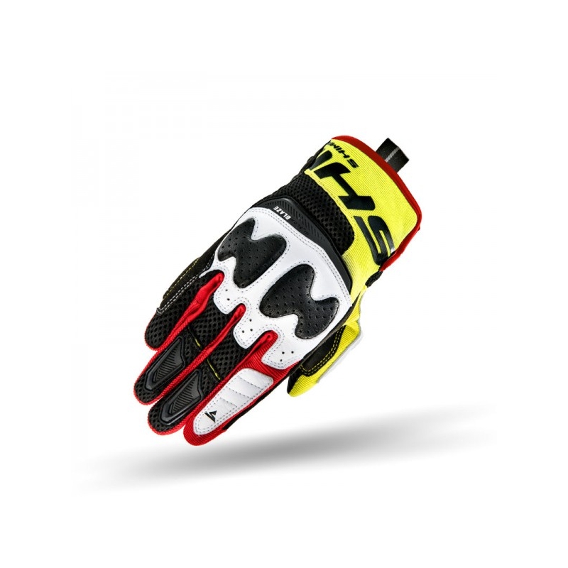 Rękawice motocyklowe Shima Blaze czarno-fluo żółte wyprzedaż