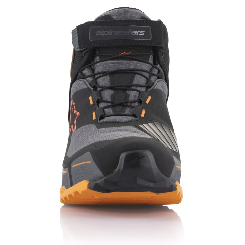 Buty motocyklowe Alpinestars CR-X Drystar czarno-brązowo-pomarańczowe