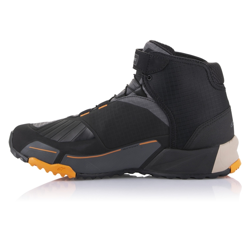 Buty motocyklowe Alpinestars CR-X Drystar czarno-brązowo-pomarańczowe