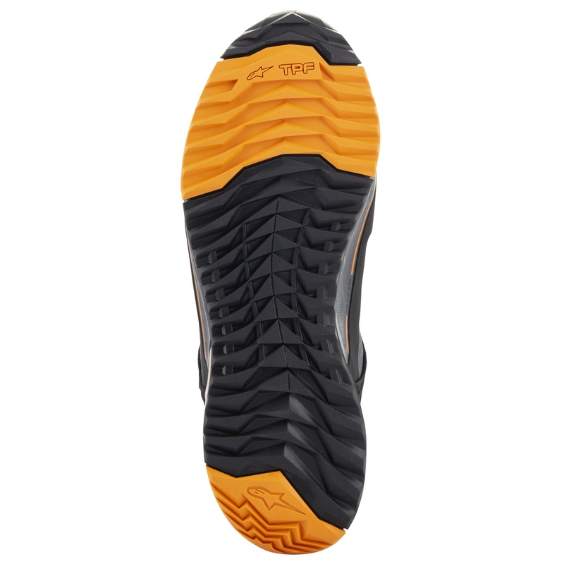 Buty motocyklowe Alpinestars CR-X Drystar czarno-brązowo-pomarańczowe