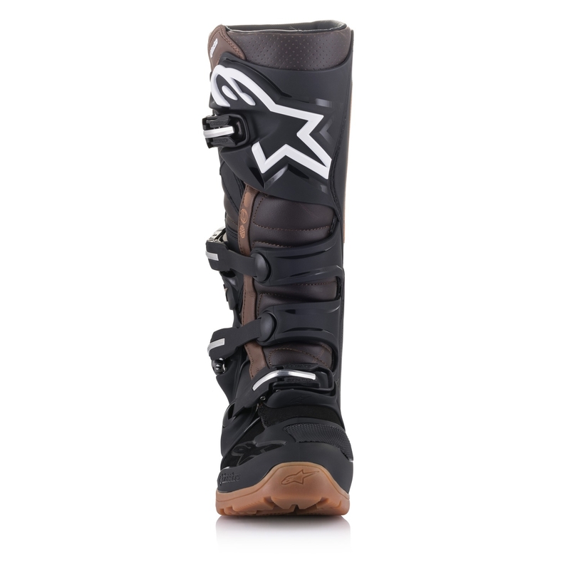 Buty motocyklowe Alpinestars Tech 7 Enduro w kolorze czarno-ciemnobrązowym