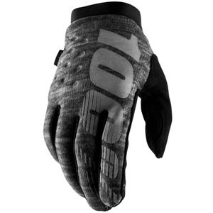 Rękawice motocrossowe 100% - USA BRISKER szare