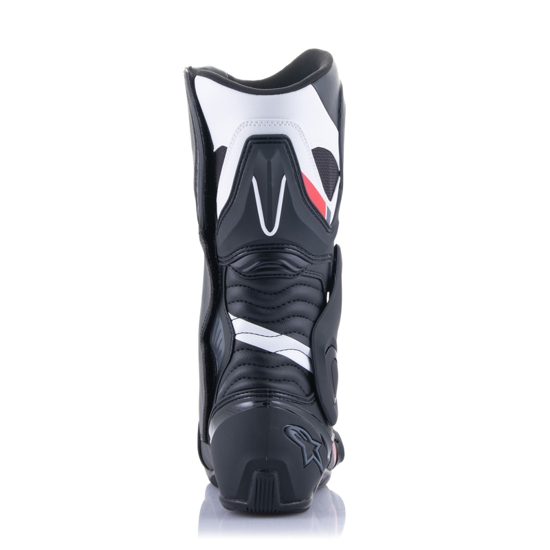 Buty motocyklowe Alpinestars S-MX 6 czarno-biało-szaro-czerwone