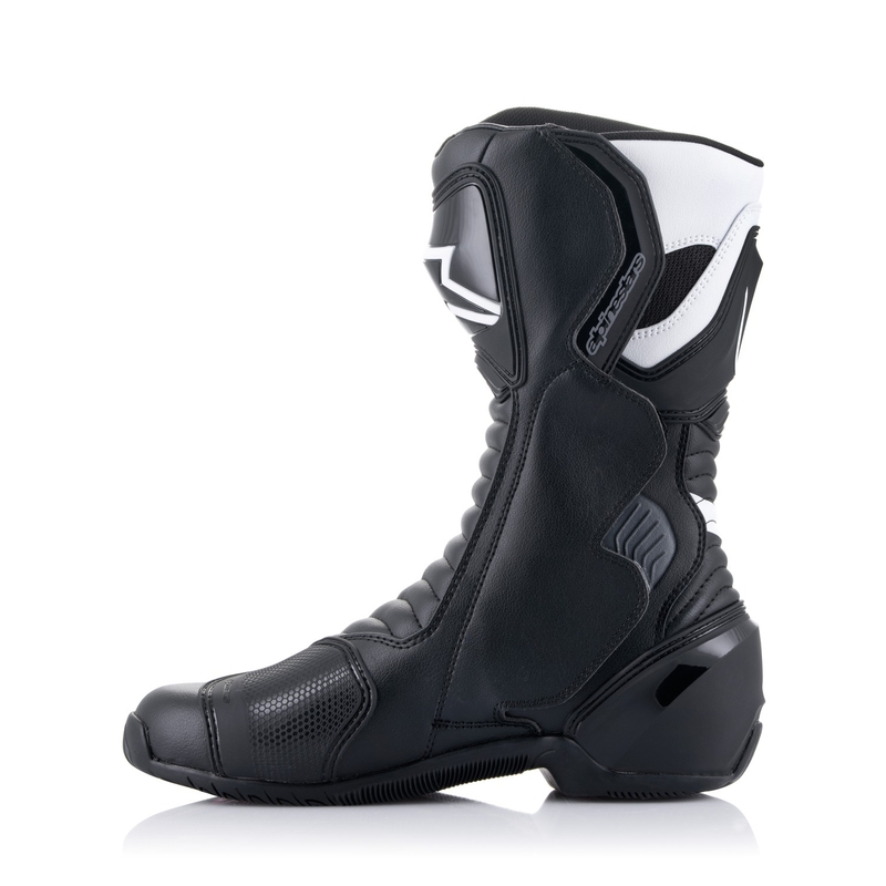 Buty motocyklowe Alpinestars S-MX 6 czarno-biało-szaro-czerwone