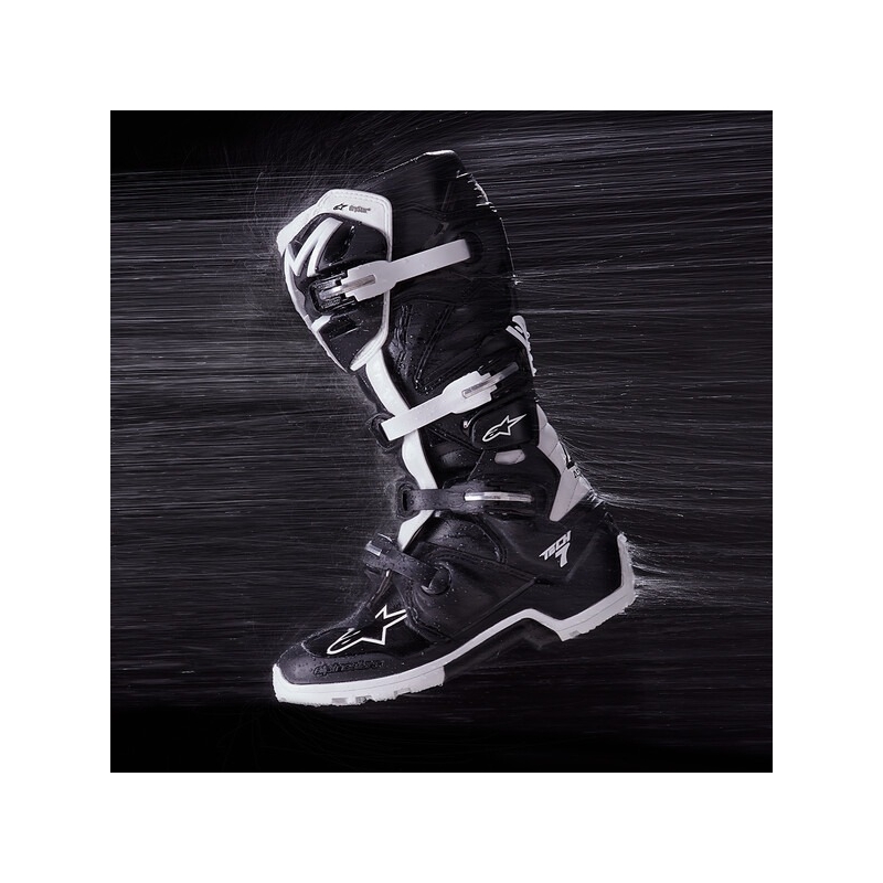 Buty motocyklowe Alpinestars Tech 7 Enduro Drystar czarno-białe