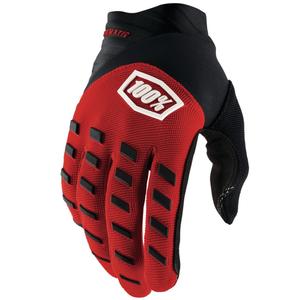 Rękawice motocrossowe 100% - USA AIRMATIC czerwono-czarne