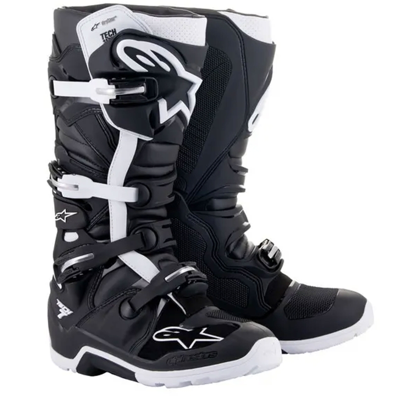 Buty motocyklowe Alpinestars Tech 7 Enduro Drystar czarno-białe