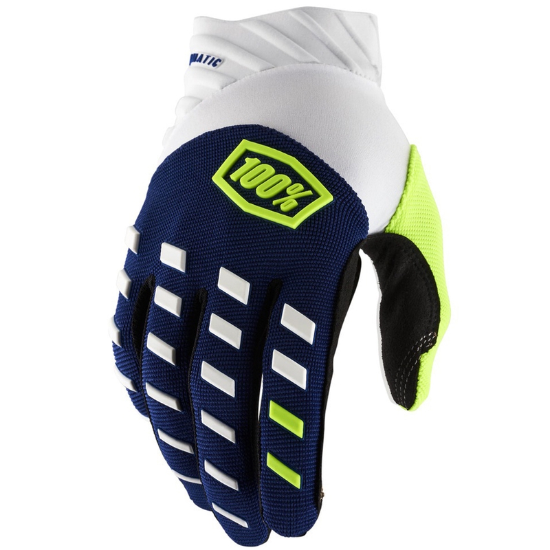 Rękawice motocrossowe 100% - USA AIRMATIC niebiesko-białe