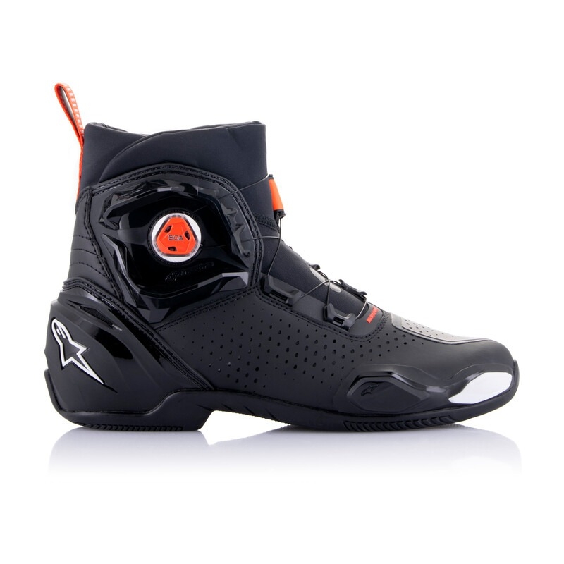 Buty motocyklowe Alpinestars SP-2 czarno-biało-fluo-czerwone