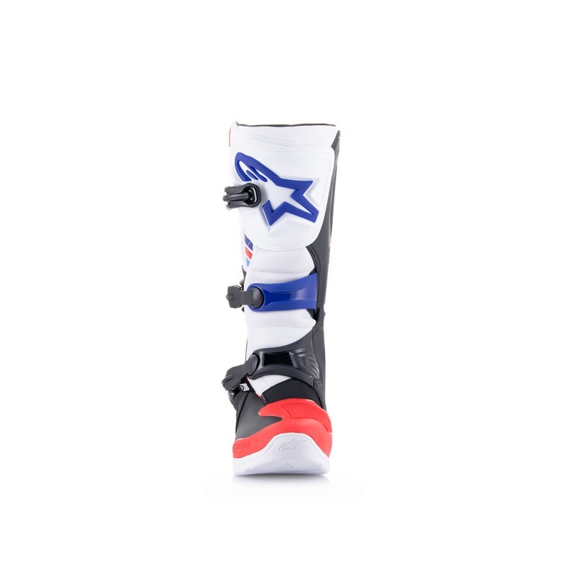 Buty motocrossowe Alpinestars TECH 3 biało-czarno-niebiesko-czerwone