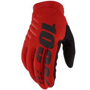Rękawice motocrossowe 100% - USA BRISKER czerwone II