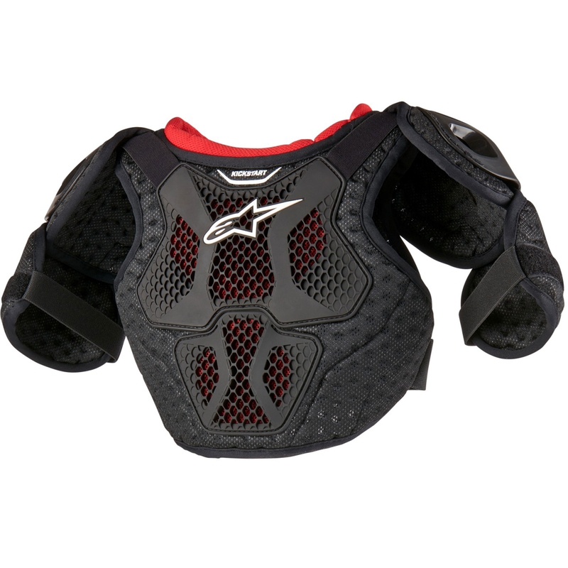 Ochraniacz ciała dla dzieci Alpinestars Bionic Kickstart czarno-czerwony