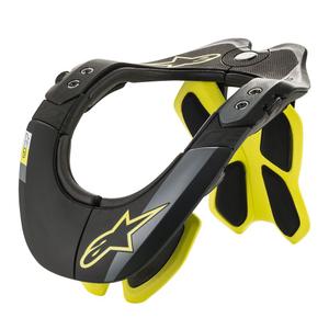 Ochraniacz szyi Alpinestars BNS Tech-2 czarno-żółty fluo