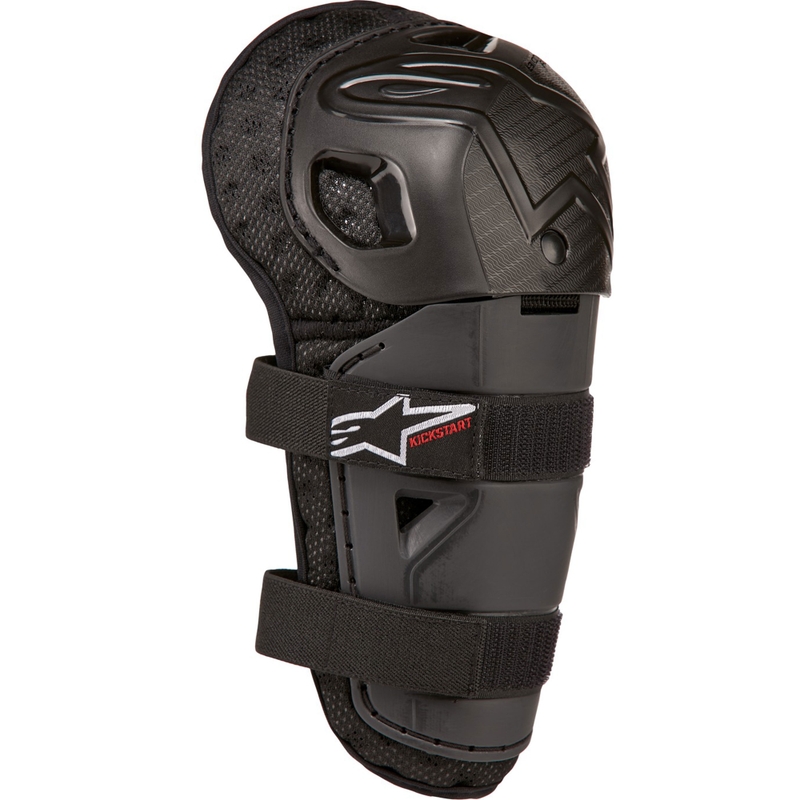 Nakolanniki dziecięce Alpinestars Bionic Kickstart czarno-czerwone