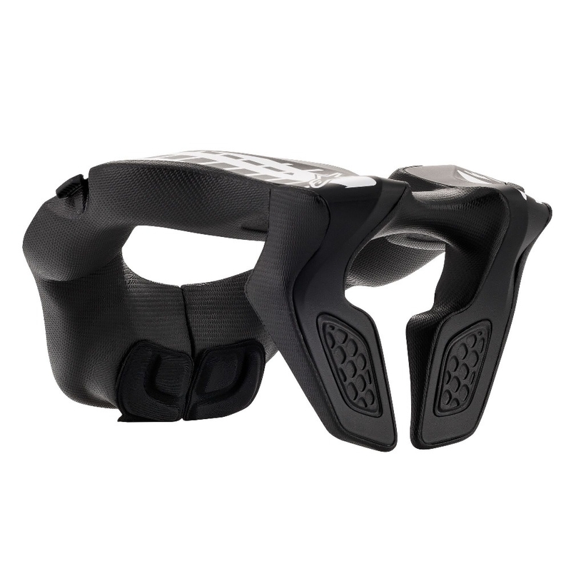 Ochraniacz szyi dla dzieci Alpinestars Neck Support Youth w kolorze czarno-białym