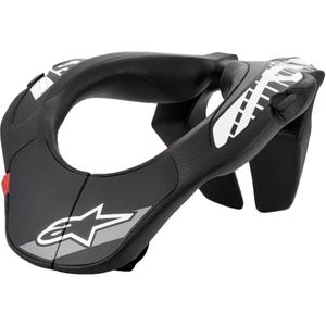 Ochraniacz szyi dla dzieci Alpinestars Neck Support Youth w kolorze czarno-białym