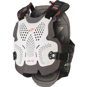 Ochraniacz klatki piersiowej Alpinestars A-4 MAX biało-antracytowo-czerwony