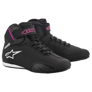 Buty motocyklowe damskie Alpinestars Stella Sektor czarno-fioletowe