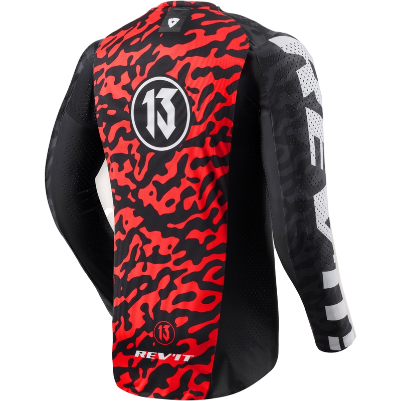Koszulka motocrossowa Revit Thirteen w kolorze czarnym