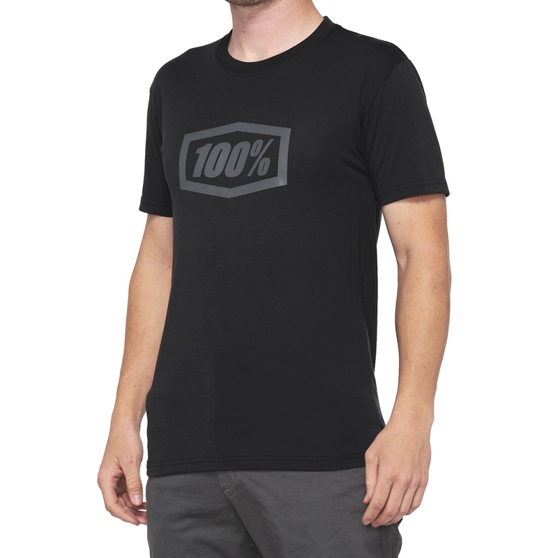 Koszulka 100% - USA ICON TECH czarna
