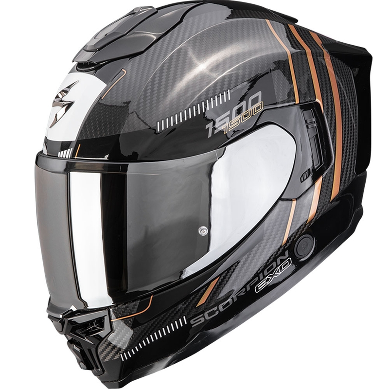 Kask motocyklowy integralny Scorpion EXO-1500 Carbon Air Zity czarno-miedziany