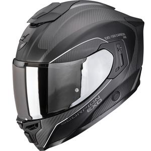 Kask motocyklowy zintegrowany Scorpion EXO-1500 Carbon Air Mundi matowo-czarno-srebrny