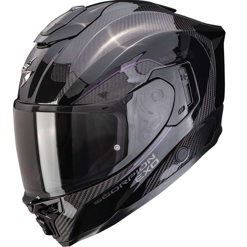 Kask motocyklowy integralny Scorpion EXO-1500 Carbon Air Mundi w kolorze czarno-kameleonowym