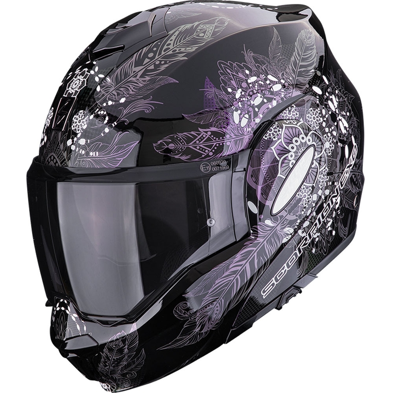 Kask typu flip-up Scorpion EXO-TECH EVO Dream w kolorze czarno-kameleonowym