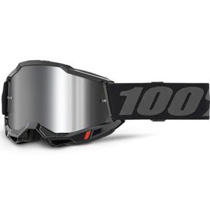 Gogle motocrossowe 100% Accuri 2 z pleksiglasem srebrnym