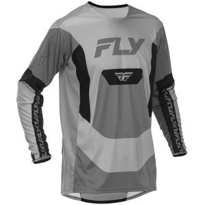 Koszulka motocrossowa FLY Racing Lite szaro-czarna