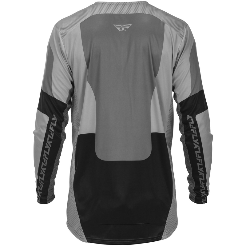 Koszulka motocrossowa FLY Racing Lite szaro-czarna