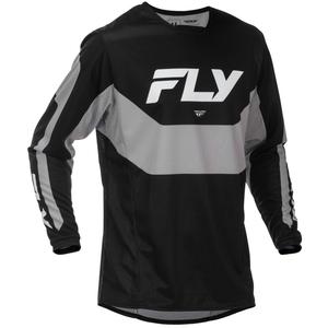 Koszulka motocrossowa FLY Racing Kinetic USA czarno-szara