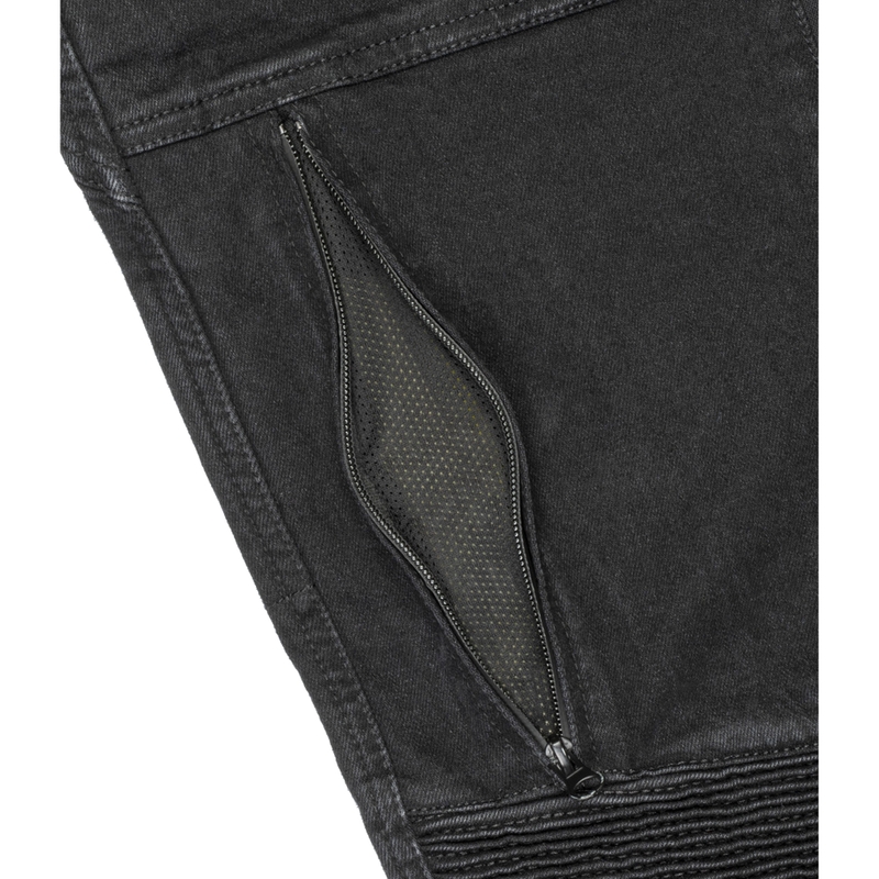 Damskie jeansy motocyklowe Ayrton 505 czarne