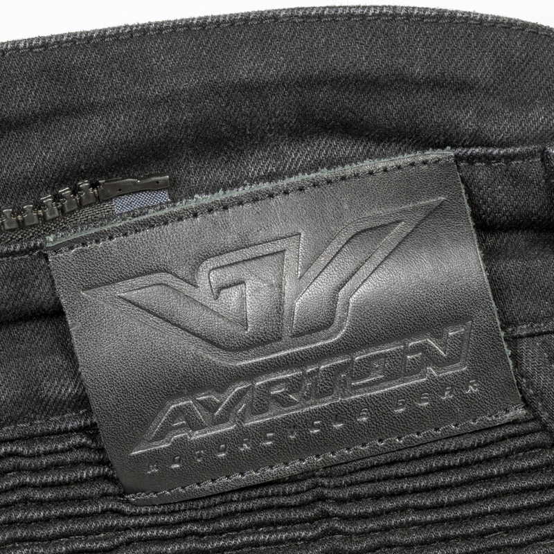 Damskie jeansy motocyklowe Ayrton 505 czarne