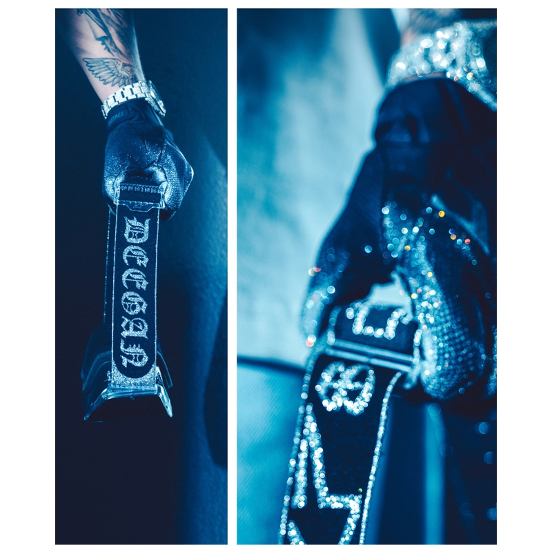 Gogle motocrossowe Alpinestars Supertech Vision DNGR38 XXV czarno-srebrne z lustrzanym srebrnym pleksiglasem