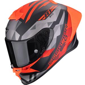 Kask motocyklowy integralny Scorpion EXO-R1 EVO II Air Valere matowy czarno-czerwony