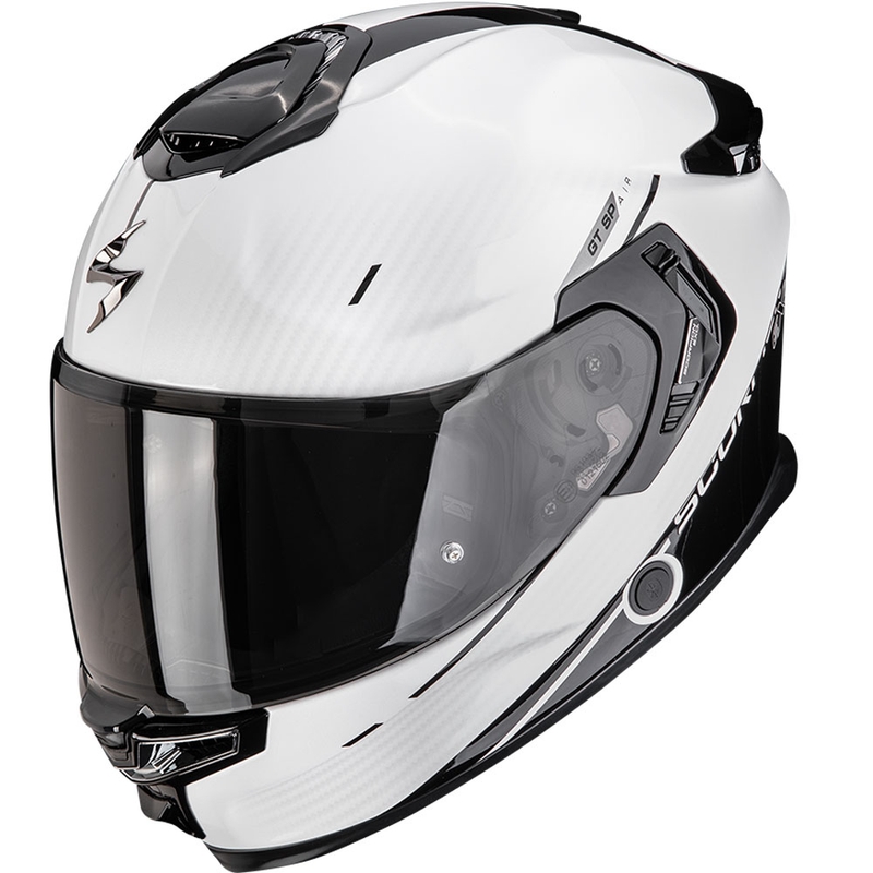 Kask motocyklowy integralny Scorpion EXO-GT SP Air Asphalt Pearl White-Black