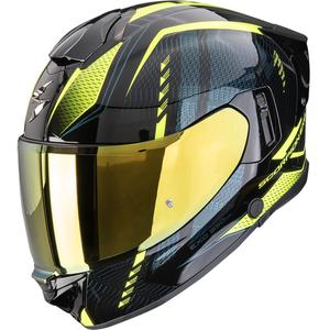 Kask motocyklowy integralny Scorpion EXO-530 Air Theras czarno-fluo-żółty