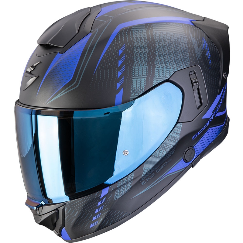 Kask motocyklowy integralny Scorpion EXO-530 Air Theras matowy czarno-niebieski