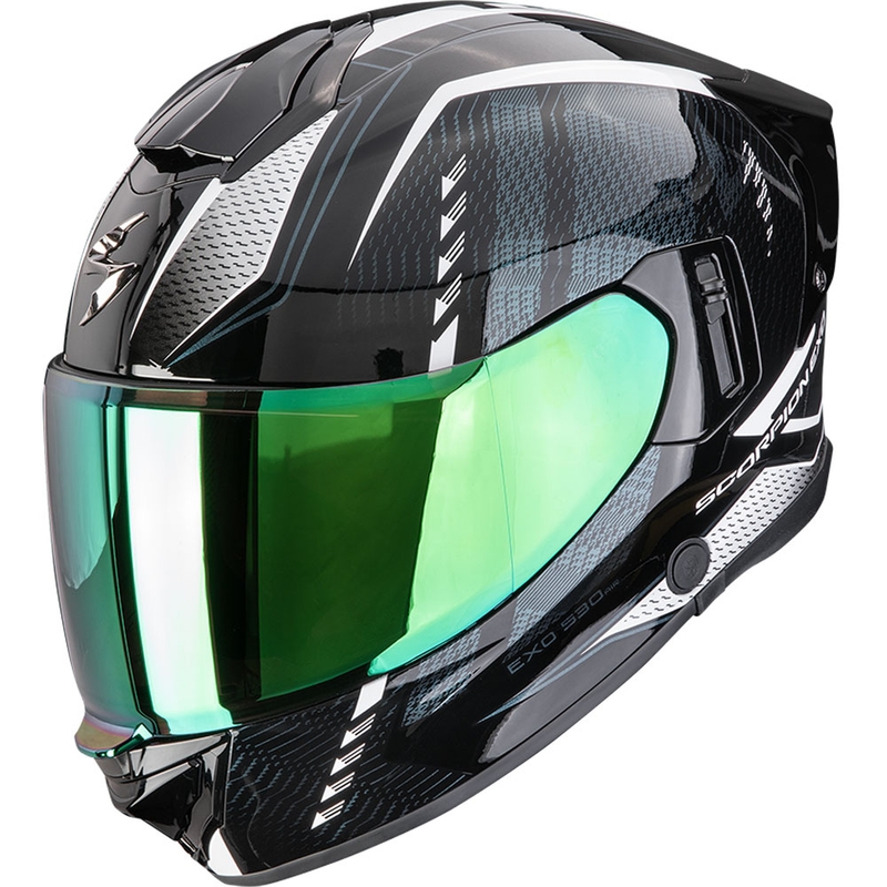 Kask motocyklowy integralny Scorpion EXO-530 Air Theras czarno-perłowo-biały