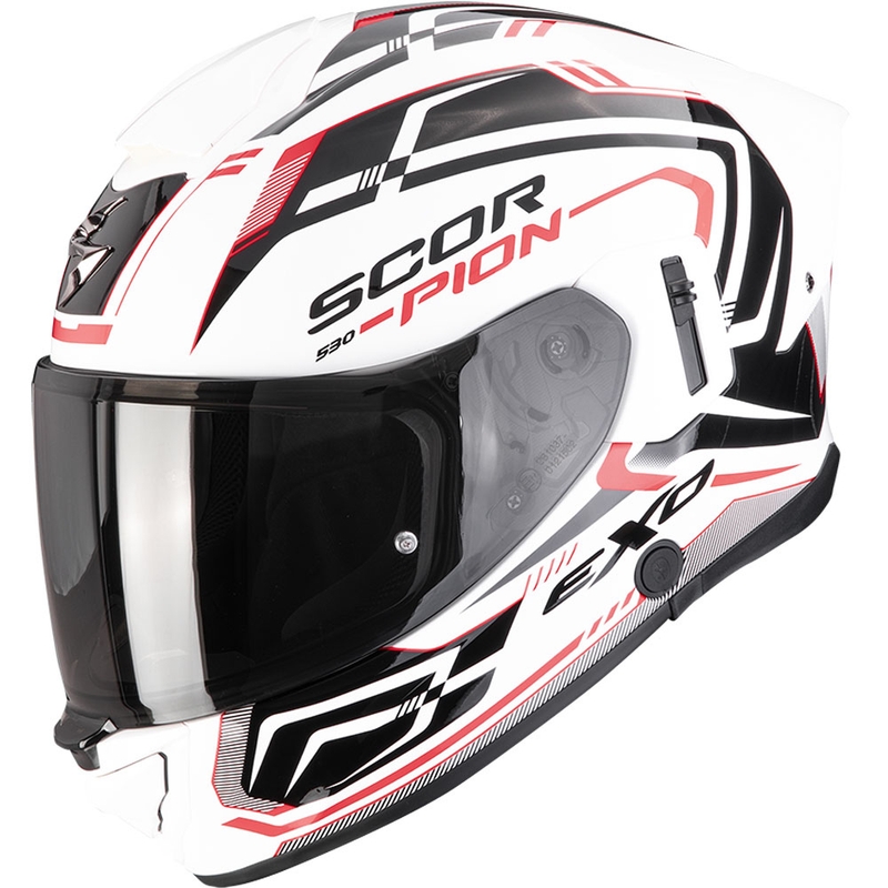 Kask motocyklowy integralny Scorpion EXO-530 Air Slope biało-czarno-czerwony