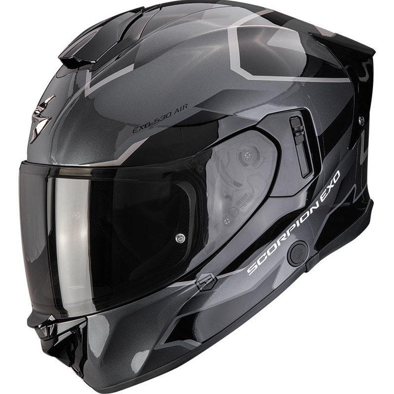 Kask motocyklowy integralny Scorpion EXO-530 Air Clip srebrno-czarny