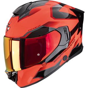 Kask motocyklowy integralny Scorpion EXO-530 Air Clip czerwono-czarny