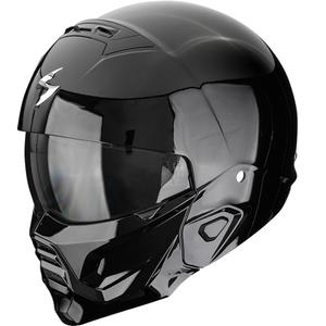 Kask otwarty z maską Scorpion EXO-COMBAT II Solid black